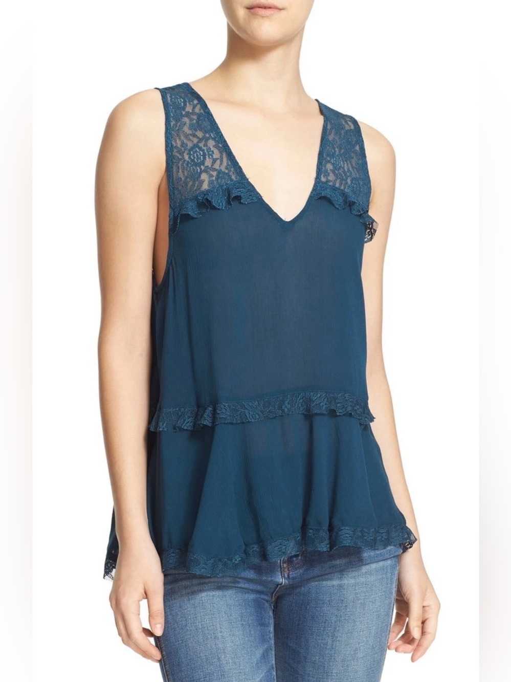 Free People Intimately Trapeze Lace Camisole size XS